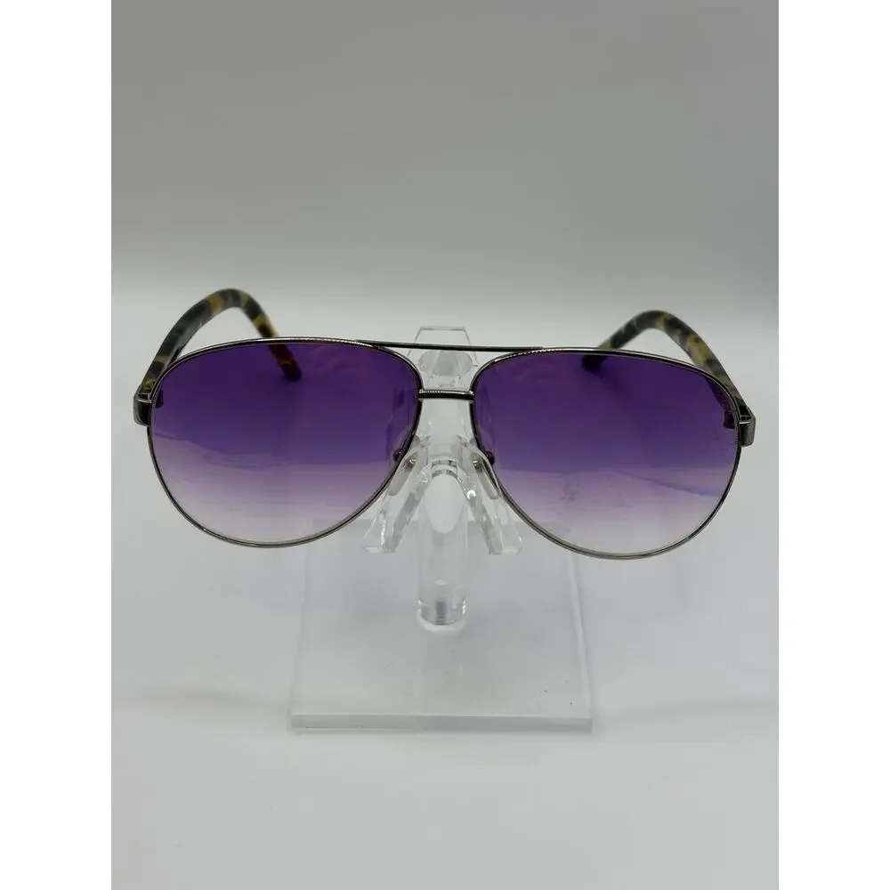 Marc Jacobs Aviator Sunglasses Purple Lens Tortoise Arms